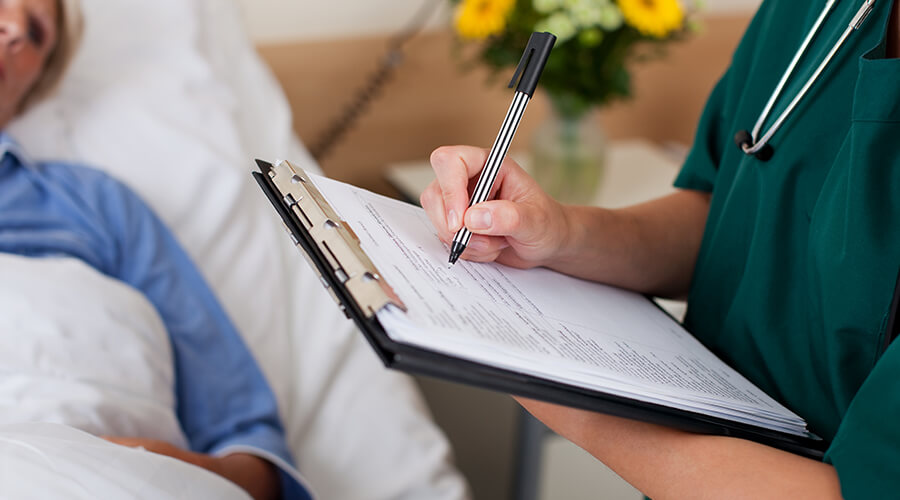 Nurse Writing Notes