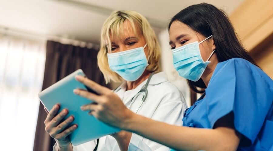 Nurses Talking