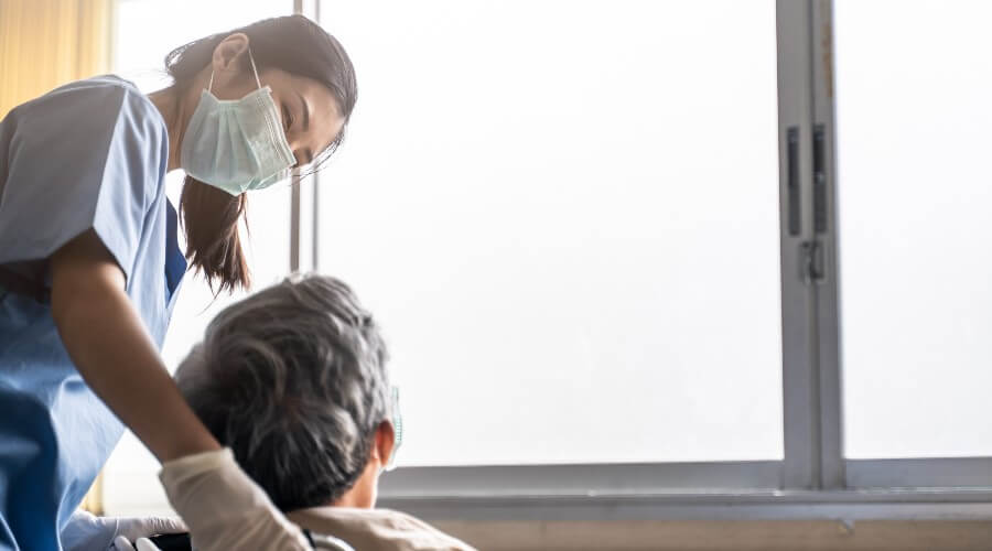 Nurse With Patient