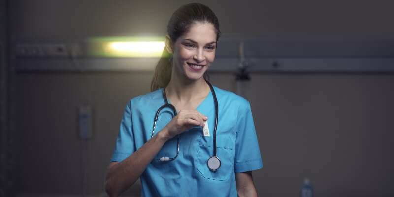 Nurse On A Night Shift